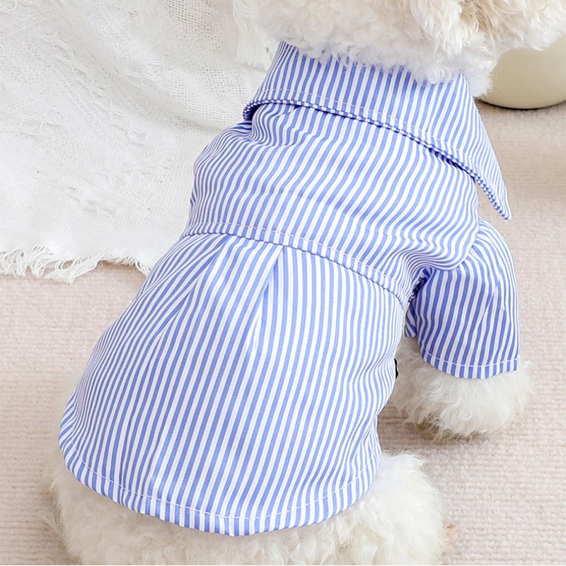 Dog Clothes Bowknot Striped Sh - огляд і ціна Summer Dog Clothing