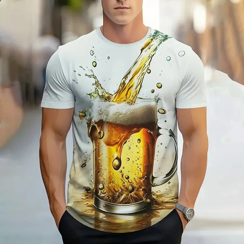2025 Men'S T-Shirt 3d Printed  - огляд і ціна Summer Clothing Men 2025