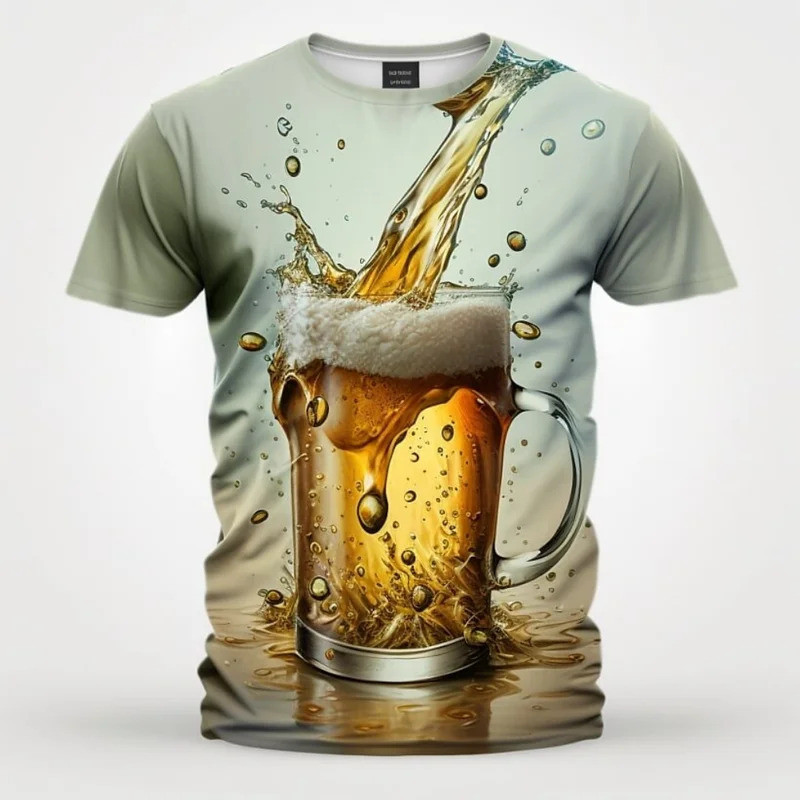 2025 Men'S T-Shirt 3d Printed  - огляд і ціна Summer Clothing Men 2025
