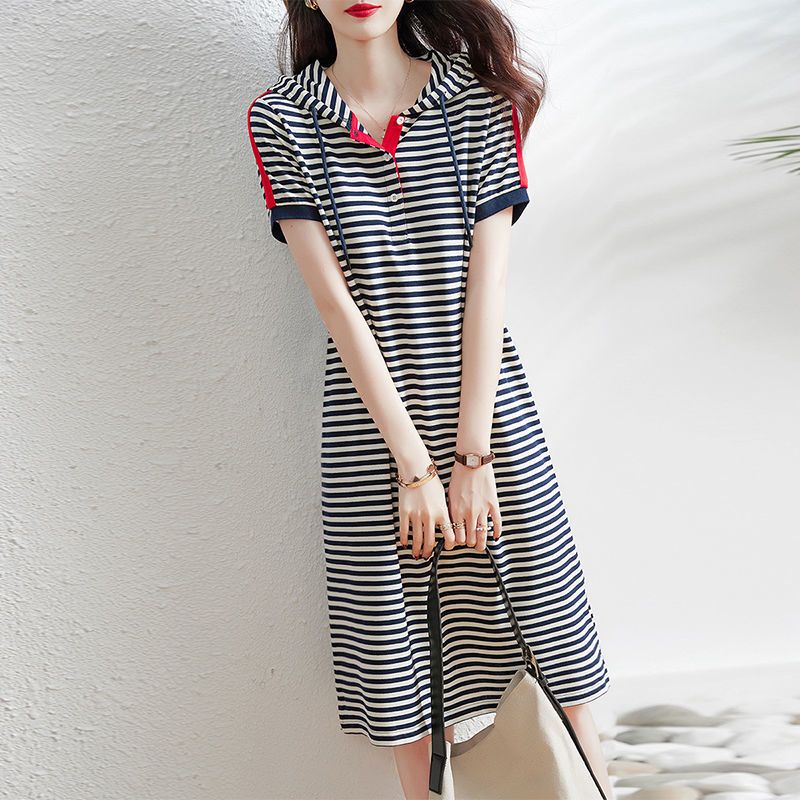 Female Casual Hooded Striped P - огляд і ціна Summer Clothing H&M
