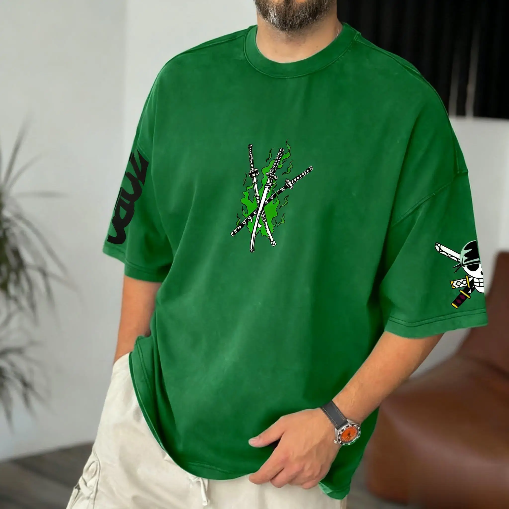 Summer Y2k Anime One Piece Zor - огляд і ціна Summer Clothing Men 2025