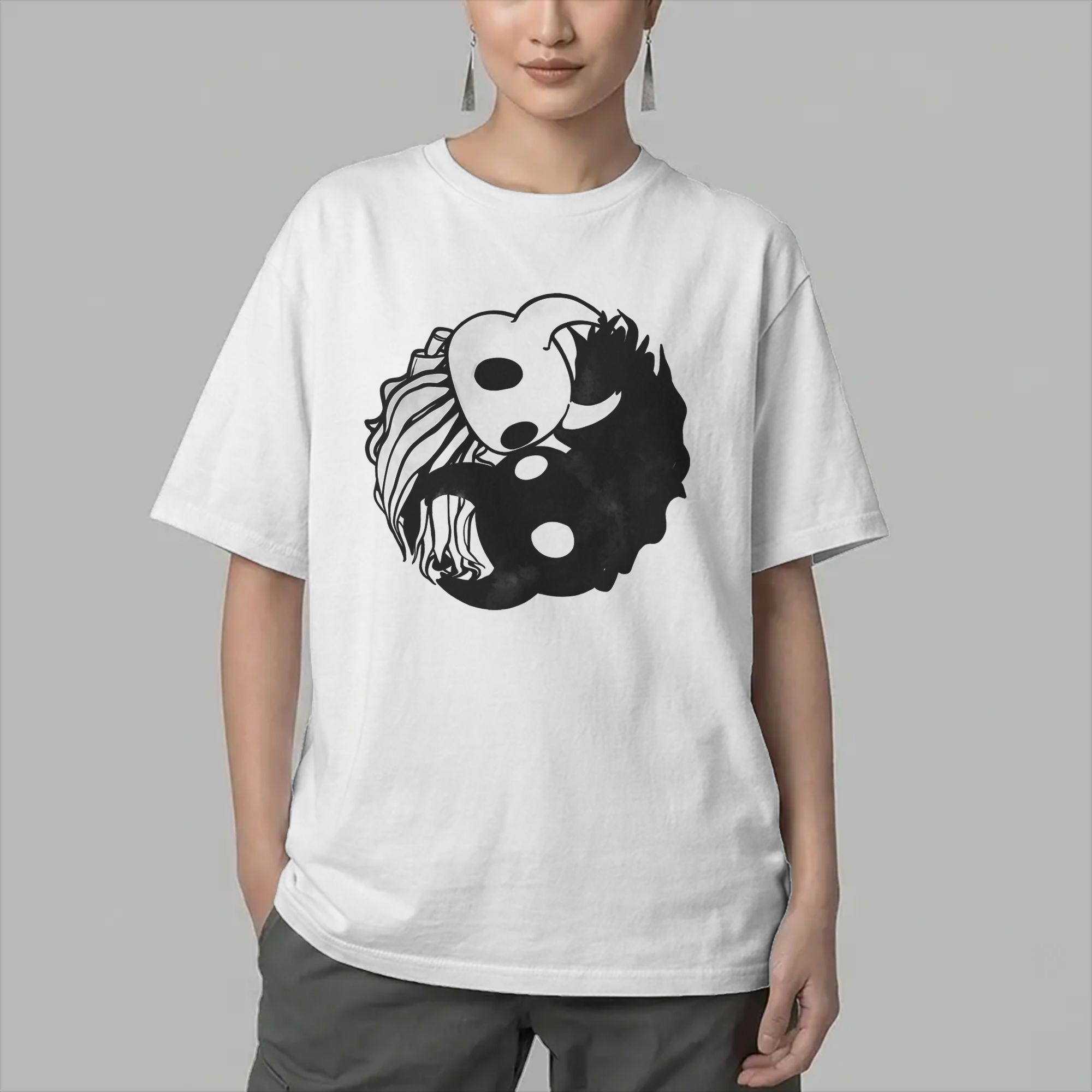 Men's Hollow Knight Yin Yang T - огляд і ціна Summer Knights Clothing
